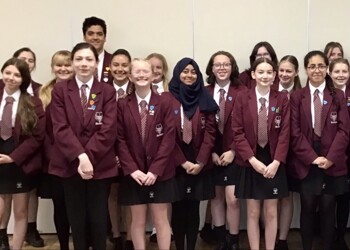 Our new team of Year 9 Wellbeing Ambassadors