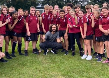 Joe Wicks returns to Blenheim for filming of new documentary