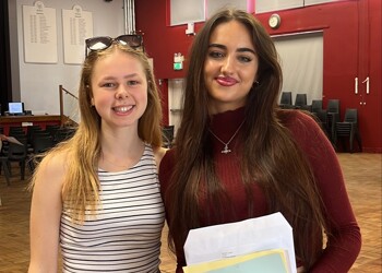 Students celebrate A level results success