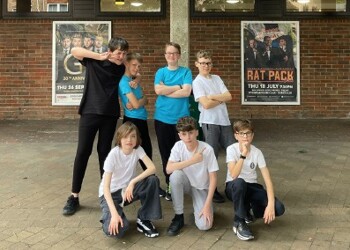 Blenheim's Boys Dance Group at the Epsom Dance Festival