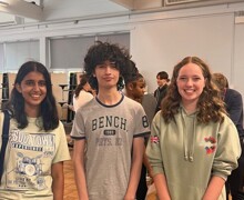 Emily, Maia and Mark