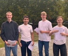 Oscar, Daniel, Thomas and Megan