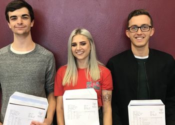 Students celebrate excellent A level and BTEC results