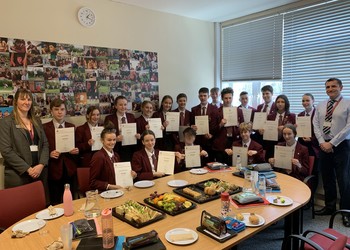 Year 10 and 11 students receive their Duke of Edinburgh awards