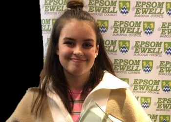 Chloe is the Sports Person Award Winner for Epsom & Ewell Young Champions!